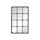 big mirror for wall,long mirror of Modern Industrial Geometric Long Mirror with white background